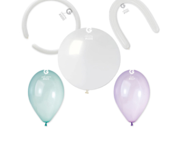 crystal color balloons - Casa Fiesta Events