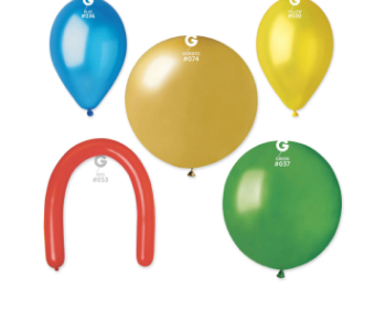 metallic color balloons - Casa Fiesta Events